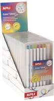 Apli 20549 színes töltőceruza készlet, display, többszínű írásvonal, apli kép