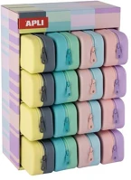 Apli 20647 tolltartó, display, cipzáras, szilikon, kétszínű, apli 