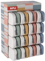 Apli 20652 tolltartó, display, cipzáras, szilikon, kétszínű, apli