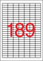 Apli 3780 Etikett, univerzális, 25,4x10 mm, kerekített sarkú, 3780 etikett/csomag kép