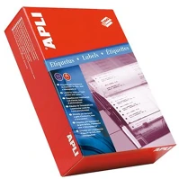 Apli 4000 Etikett, mátrixnyomtatókhoz, 1 pályás, 88,9x36 mm, 4000 etikett/csomag kép