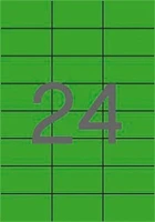 Apli COR_LCA11837 Etikett, 70x37 mm, színes, zöld, 2400 etikett/csomag kép