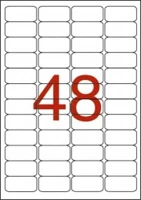 Apli COR_LCA12112 etikett, 45,7x21,2 mm, poliészter, időjárásálló, kerekített sarkú kép
