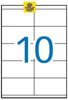 Apli COR_LCA1278 Etikett, univerzális, 105x57 mm, 1000 etikett/csomag kép