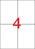 Apli COR_LCA1280 Etikett, univerzális, 105x148 mm, 400 etikett/csomag kép