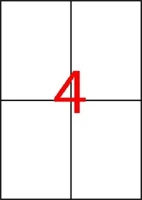 Apli COR_LCA12919 Etikett, univerzális, 105x148 mm, 40 etikett/csomag kép