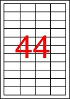 Apli COR_LCA12925 Etikett, univerzális, 48,5x25,4 mm, 440 etikett/csomag kép