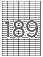 Apli COR_LCA12927 Etikett, univerzális, kerekített sarkú, 25,4x10 mm, 1890 etikett/csomag kép