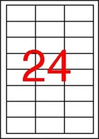 Apli COR_LCA12966 etikett, 64,6x33,8 mm, poliészter, időjárásálló, fehér, apli, 2400 kép