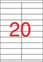 Apli COR_LCA1299 Etikett, univerzális, 105x29 mm, 2000 etikett/csomag kép