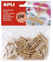Apli COR_LCA13478 Csipesz, fa, 25x3 mm,  