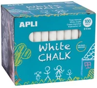 Apli COR_LCA14577 Táblakréta, kerek, 100 darabos, fehér kép