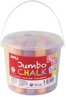 Apli COR_LCA14855 Aszfaltkréta, kerek, jumbo, 20 darabos, vegyes színek kép