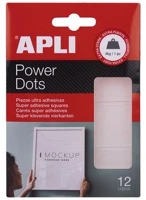 Apli COR_LCA18779 Ragasztó négyzetek, extra erős, 12 db/csomag, kétoldalas, kép