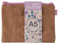 Apli COR_LCA19157 rendszerező tasak, cipzáras, bőrhatású textúra, műanyag, a5, apli kép