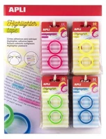 Apli COR_LCA19665 Szövegkiemelő szalag display, 32 db, különböző színekben kép