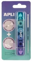 Apli COR_LCA20007 Hibajavító- és ragasztóroller, 2in1, 5 mm x 4-3 m, vegyes színek kép
