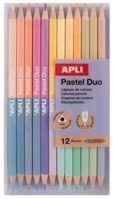 Apli COR_LCA20083D színes ceruza készlet, kétvégű, háromszögletű, apli 