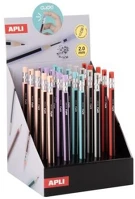 Apli COR_LCA20272 töltőceruza display, mechanikus, 2 mm, hegyezővel, ceruzahatású, apli kép