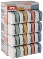 Apli COR_LCA20652 tolltartó, display, cipzáras, szilikon, kétszínű, apli 