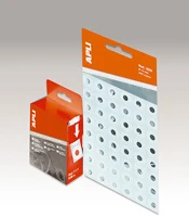 Apli COR_LCA229 Lyukerősítő gyűrű, 13 mm átmérő, átlátszó kép