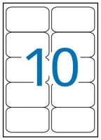 Apli COR_LCA2411 Etikett, univerzális, 99,1x57 mm, kerekített sarkú, 1000 etikett/csomag kép