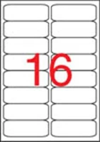 Apli COR_LCA2418 Etikett, univerzális, 99,1x34 mm, kerekített sarkú, 1600 etikett/csomag kép