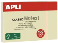 Apli COR_LNP10971 Öntapadó jegyzettömb, 50x75 mm, 100 lap,  