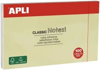 Apli COR_LNP10976 Öntapadó jegyzettömb, 125x75 mm, 100 lap,  