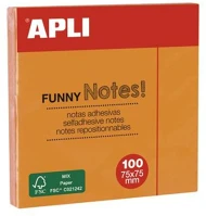 Apli COR_LNP11900 Öntapadó jegyzettömb, 75x75 mm, 100 lap,  