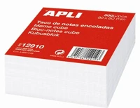 Apli COR_LNP12910 Kockatömb, 80x80 mm, ragasztott, fehér kép
