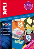 Apli LCA11846 210x297 mm etikett, pasztell rózsaszín 20 darab kép