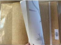 Apli LCA12279ROB Könyvborító, áttetsző, állítható széllel, 130 micron, 280x530 mm, kép