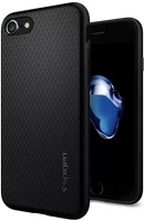 Apple 042CS20511 Spigen liquid air  iphone se 2022 / 2020 / 8 / 7 tok, black, fekete kép
