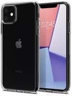 Apple 076CS27179 Spigen liquid crystal  iphone 11 tok, crystal clear, átlátszó kép