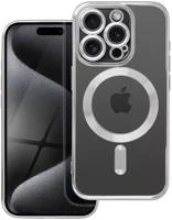 Apple 100010 Electro mag  iphone 15 pro magsafe kompatibilis hátlap tok, szürke kép