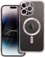 Apple 100022 Electro mag  iphone 16 plus magsafe kompatibilis hátlap tok, rozéarany kép