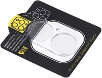 Apple 102780 Iphone 16 plus 5d full glue tempered glass kameravédő üvegfólia kép
