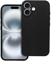 Apple 104223 Forcell soft iphone 16 szilikon tok, fekete kép