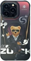 Apple 104341 Zuck bear berlin boss iphone 16 pro magsafe kompatibilis kemény hátlap tok kép