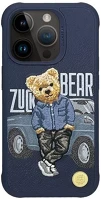 Apple 104350 Zuck bear san francisco fortune iphone 15 pro hátlap tok, bay area player kép