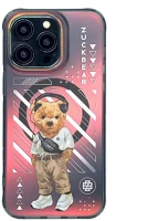 Apple 104357 Zuck bear new york never sleeps iphone 15 pro max magsafe kompatibilis kép
