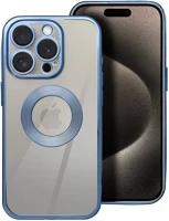 Apple 106288 Glam  iphone 17e / iphone 16e szilikon tok kameravédő lencsével, kék kép
