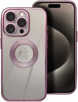 Apple 106289 iphone 17e / iphone 16e szilikon tok kameravédő lencsével, rózsaszín kép