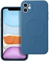 Apple 11, KÉK Magsafe szilikon tok  iphone 11, kék kép