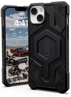 Apple 114029113940 Uag monarch pro magsafe iphone 14 plus hátlap tok, kevlar black kép