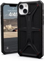 Apple 114033113940 Uag monarch  iphone 14 plus hátlap tok, kevlar black kép