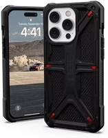 Apple 114034113940 Uag monarch  iphone 14 pro hátlap tok, kevlar black kép