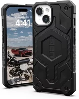 Apple 114219114242 Uag monarch pro magsafe iphone 15 hátlap tok, carbon fiber kép