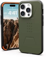 Apple 114275117272 Uag civilian magsafe  iphone 15 pro hátlap tok, olive drab kép